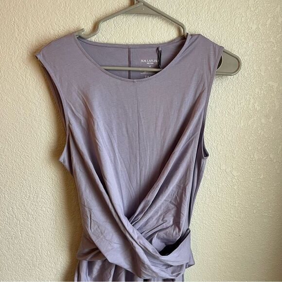 MM LaFleur Monte 1.0 Dress-Organic Jersey Pima Cotton Light Orchid - Picture 12 of 16